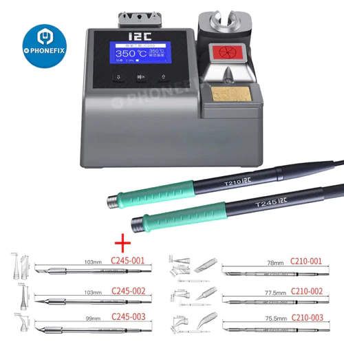 i2C 2SCNi Nano Soldering Station with JBC T245-A Soldering Handle