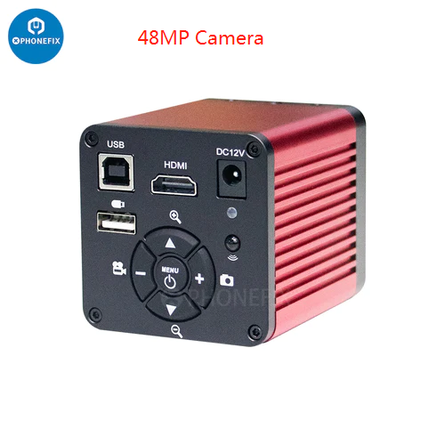 48MP 4K HDMI VGA USB Microscope Camera With Cantilever Stand