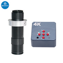 4K HDMI Industrial Digital Camera Microscope 130X Lens IR remoter