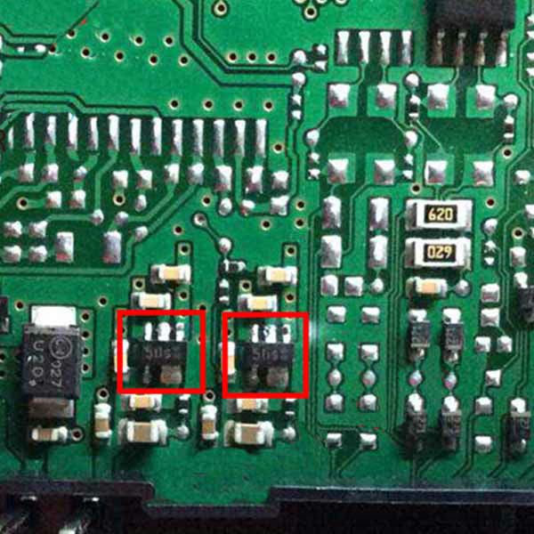 50s 5Pin Car Computer Board Displaceable Chip Auto ECU Repair IC