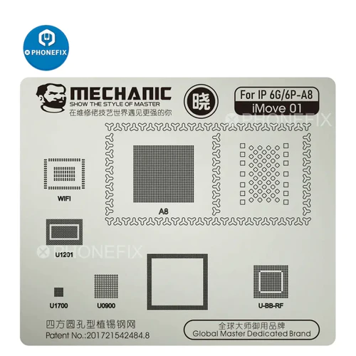 Mechani iMOVE series Steel Stencil for iphone 6-11 pro max Reballing