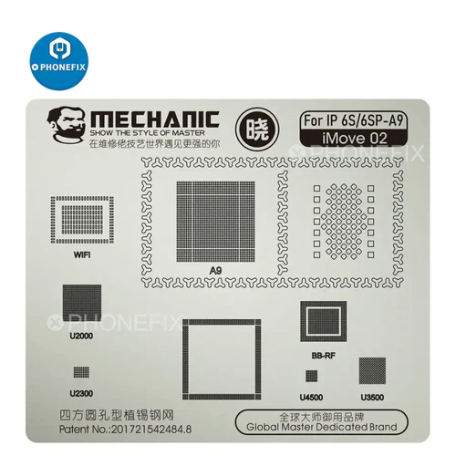 Mechani iMOVE series Steel Stencil for iphone 6-11 pro max Reballing