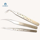 Precision Curved Head Tweezer Stainless Steel Phone Repair Tweezer