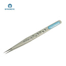 Precision Curved Head Tweezer Stainless Steel Phone Repair Tweezer