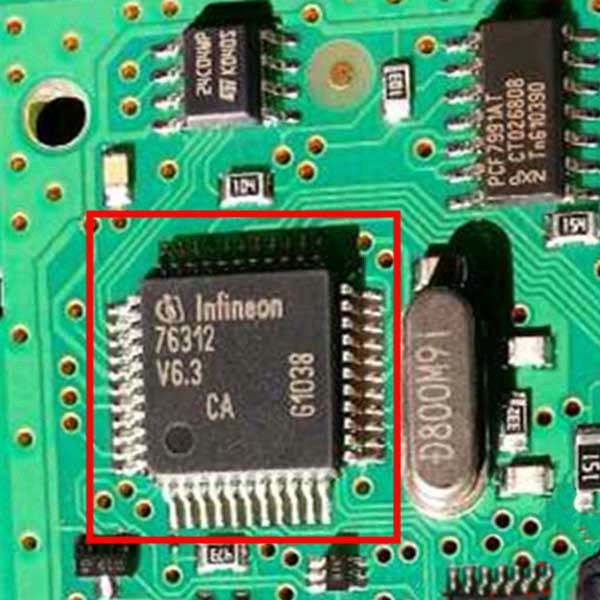 76312V6.3 Auto Computer Board Consumable Accessories Chip