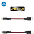 7 Inch USB Charging Cable For iPhone 14 Plus iPad Air Mini
