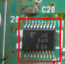 AC 540 524 Excavator Computer ECU controller IC Integrated circuit