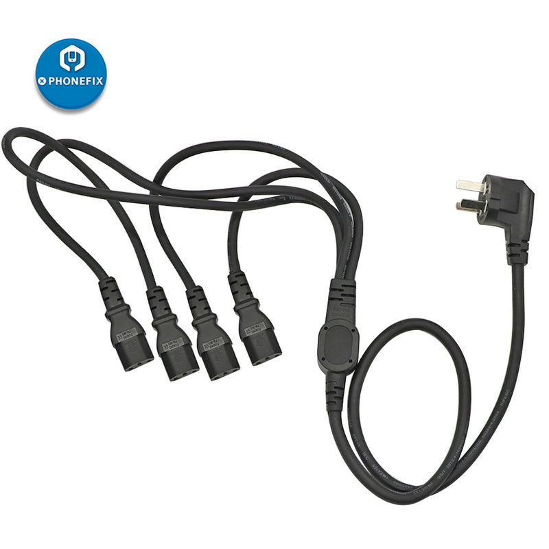 Ac In Cable Universal AC Power Cord Cable with 4 ports Converter Power Cable