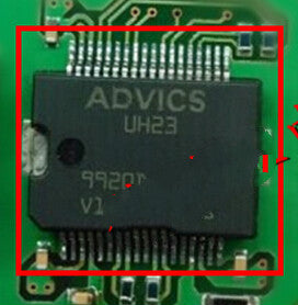 ADVICS UH23 Car engine control computer IC Auto ECU Chip