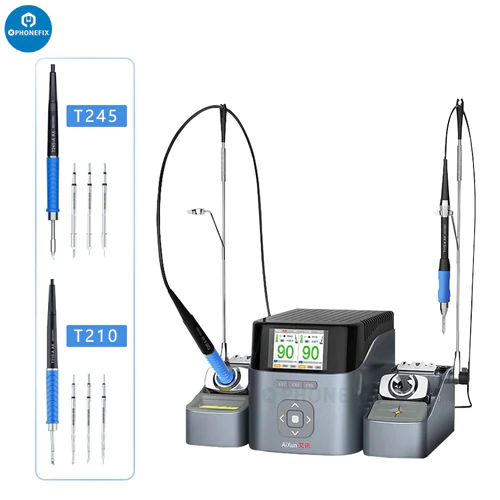 AIXUN T420D Intelligent Dual Channel Welding Station Soldering Repair Tool