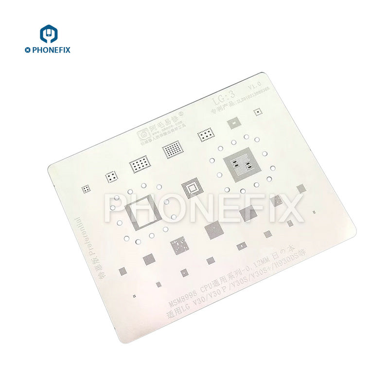 AMAO LG G2 G3 G4 G5 G6 V30 phone BGA Reballing Stencil Template