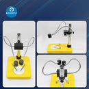 Adjustable light source ring side light with 24 LED for Microscope