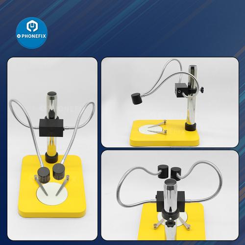 Adjustable light source ring side light with 24 LED for Microscope