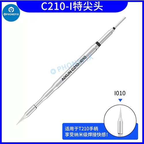 AiXun C210 Red Copper Material Welding Soldering Iron Tips