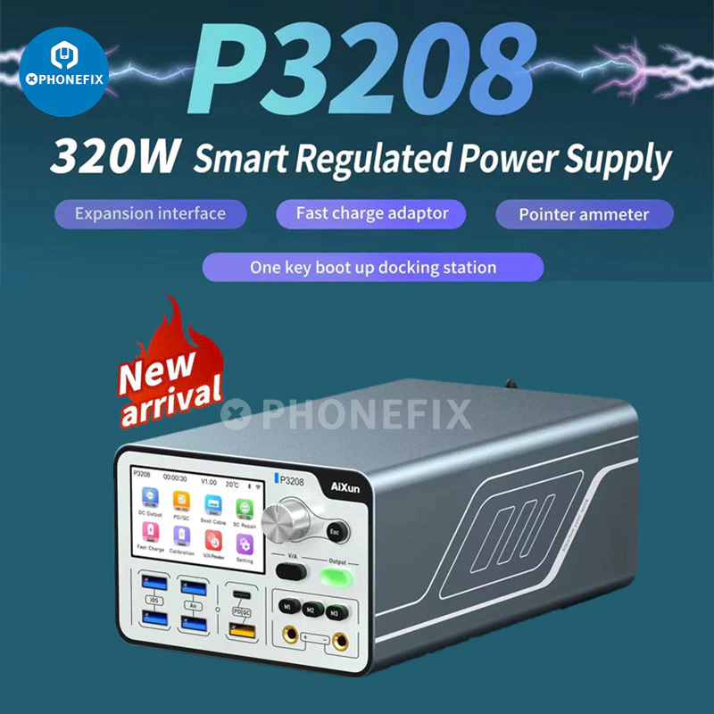 AiXun P3208 Intelligent Power Supply iPhone 14 Pro Max Test Repair Too AiXun P3208 Intelligent Power Supply iPhone 14 Pro Max Test Repair Too