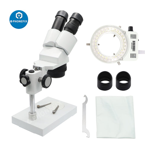 Binocular Stereo Microscope Industrial Inspection Tool With WF10X Eyep
