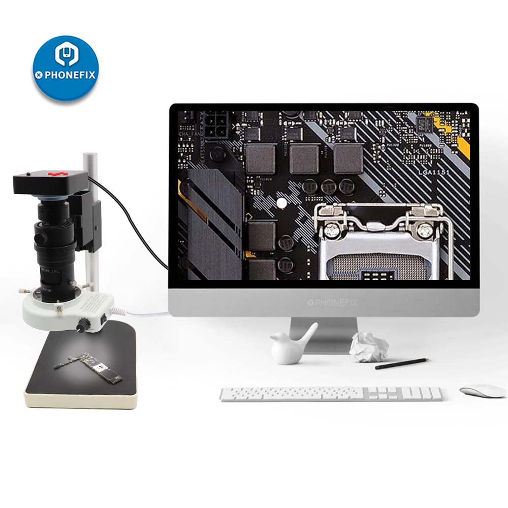 Zoom C-Mount Glass Lens Adapter For Industry Microscope Camera