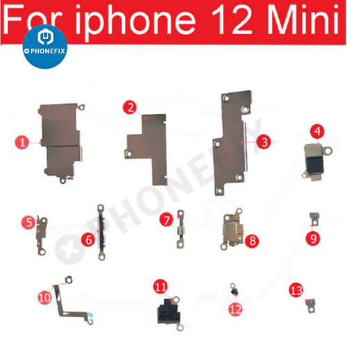 Complete set Small Metal Inner Bracket Part for iPhone 7 8 X XS MAX XR