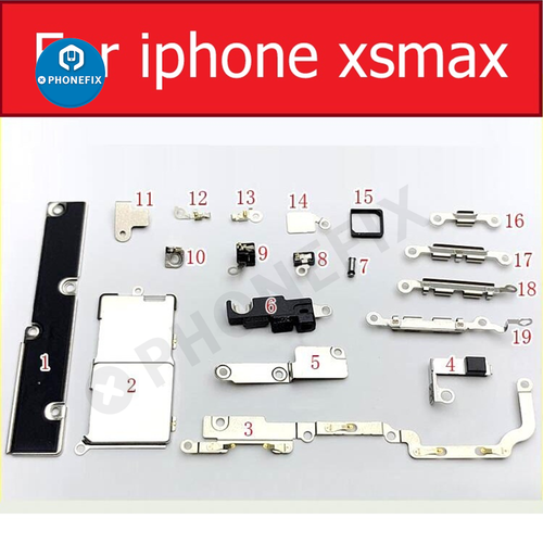 Complete set Small Metal Inner Bracket Part for iPhone 7 8 X XS MAX XR
