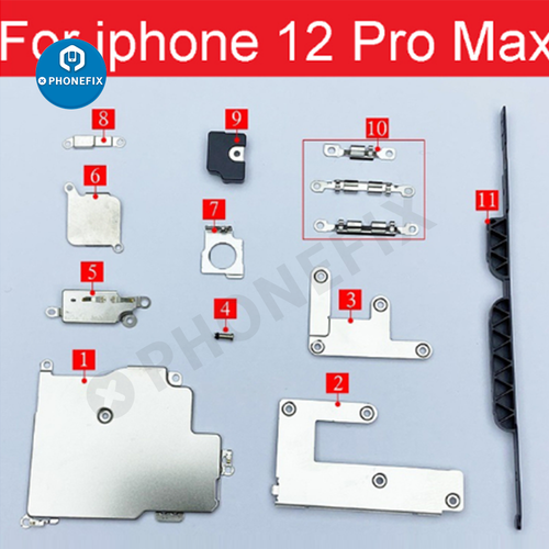 Complete set Small Metal Inner Bracket Part for iPhone 7 8 X XS MAX XR