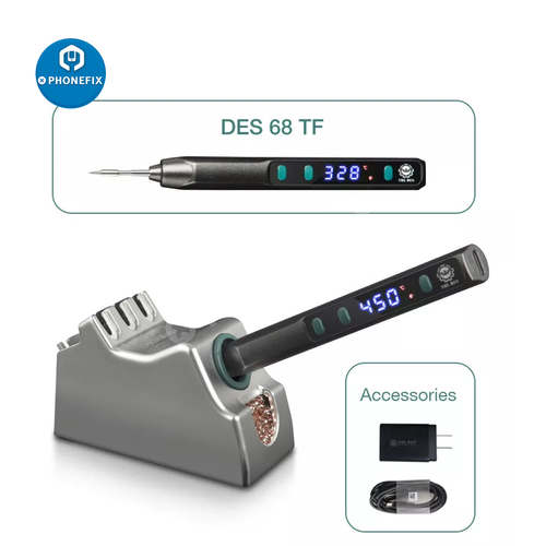 DES 68 TE TF TH Digital Soldering Iron Nano Welding Tool