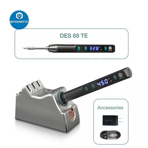 DES 68 TE TF TH Digital Soldering Iron Nano Welding Tool