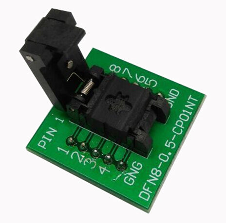 DFN8 programming adapter 2×3 0.5mm QFN8 socket adapter