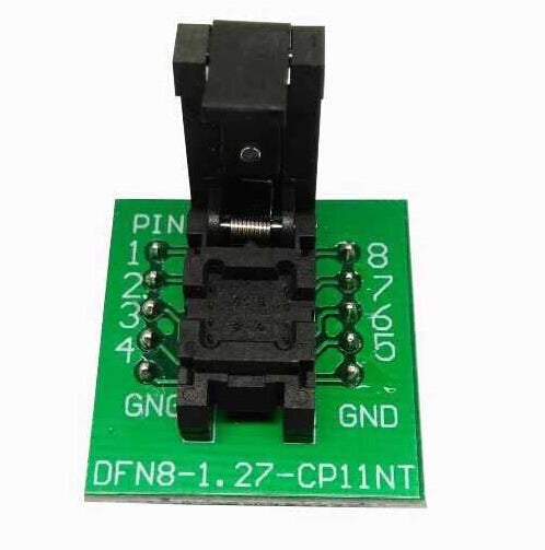 DFN8 programming adapter 5×6 1.27mm QFN8 socket adapter