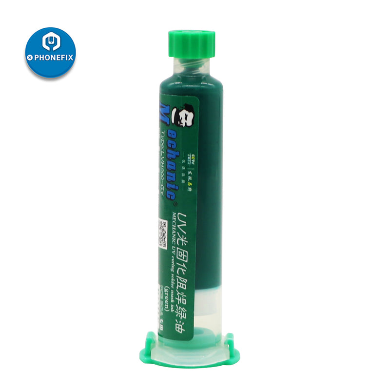 Mechanic Solder Resist PCB curable solder mast Green UV Fluxes Oil