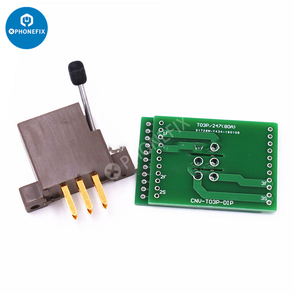 TO3P TO247 TO264 80A Test Socket Gold Plated Test Fixture