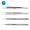 Precision Pointed Tweezers stainless steel lengthened Tweezers