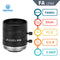 5MP FA Lens C Mount 8mm 1-1.8" F2.0 For Vision Inspection