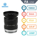 10.0MP Industrial Camera Vision FA Manual Iris lens 8mm 2-3.0"