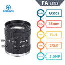 3.0MP Industrial Camera Vision FA Manual Iris lens 35mm 2-3.0" F1.4