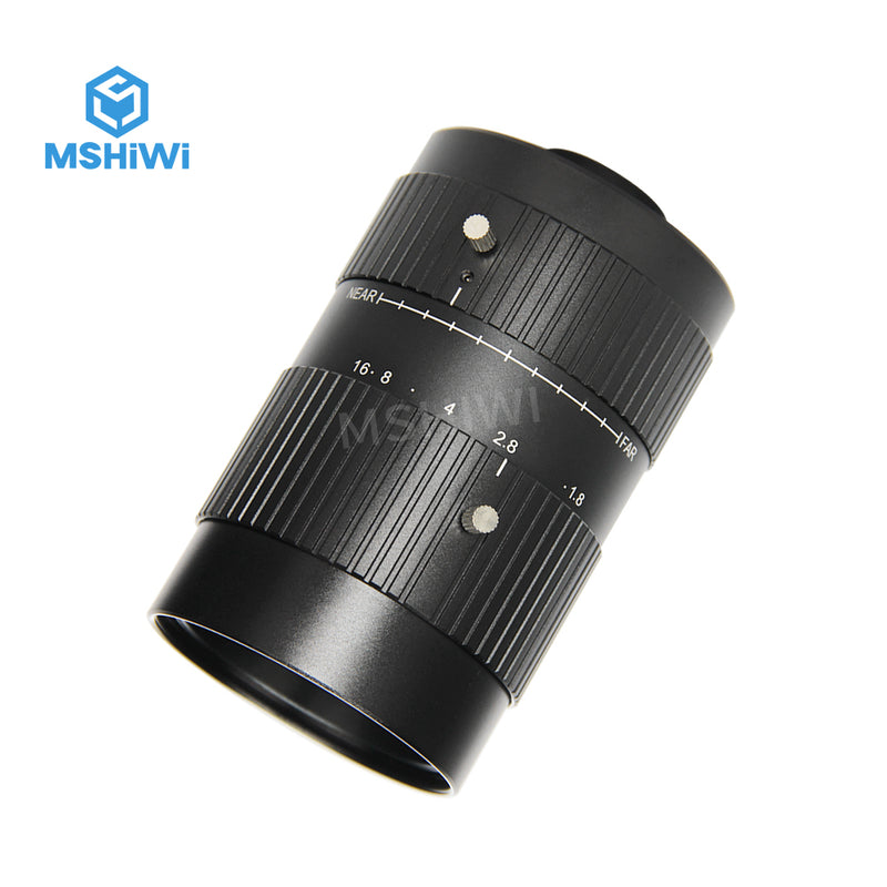 9.0MP Industrial Camera Vision FA Manual Iris lens 75mm 1.0" F1.8