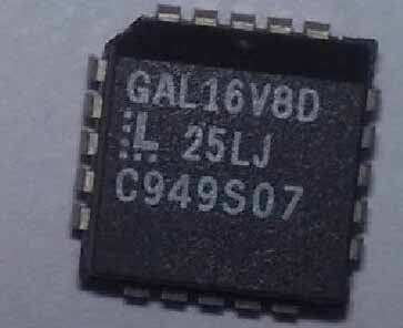 2pcs GAL16V8D-25QP Lattice IC | CPLD Chip | 8 Macrocells 25ns 20-DIP Package