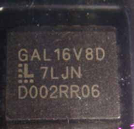 GAL16V8D 7LJ Excavator Computer ECU controller IC Integrated circuit