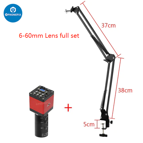 HDMI VGA Video Microscope Live Streaming Camera With Fixed Focus Lens