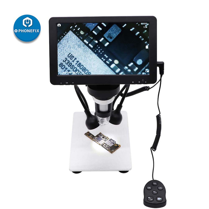 HD 1200X Digital Microscope with 7 inch screen industrial magnifier