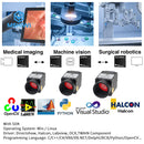 USB 3.0 Rolling Shutter Vision Industrial Camera 6.3 MP 1-1.8" 60FPS Mono