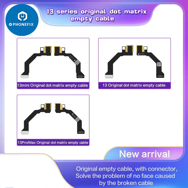 I2C Infrared Lattice FPC Flex Empty Cable For iPhone 13 Series