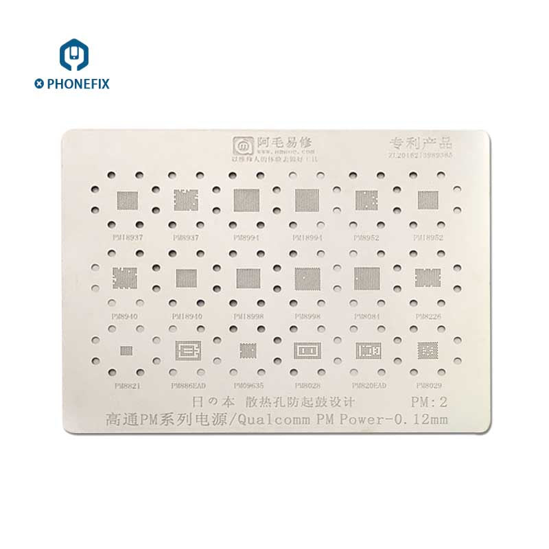 QCOM MT PM MAX MT Power IC BGA Reballing Stencils Template