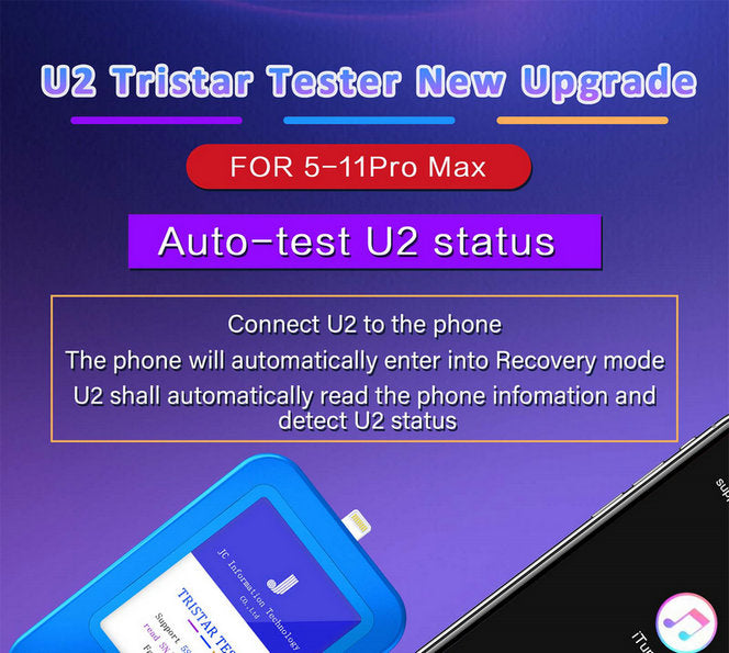 Ios Serial Data Reader iPhone U2 IC Fault Fast Tester SN Serial Number Detector Reader