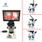 Integrated 0.7-4.5X Trinocular Microscope Portable HDMI Microscope