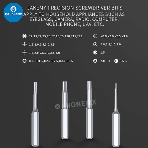 JAKEMY JM-Y02 Rechargeable Precision Electric Power Screwdriver Set
