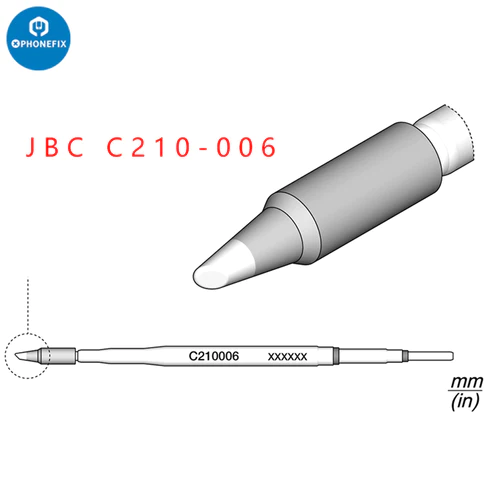Saldatore R10D 1,5mm per saldatore a stagno 30ST/40ST/SL2020/IN2100 JBC Saldatore R10D 1,5mm per saldatore a stagno 30ST/40ST/SL2020/IN2100 JBC