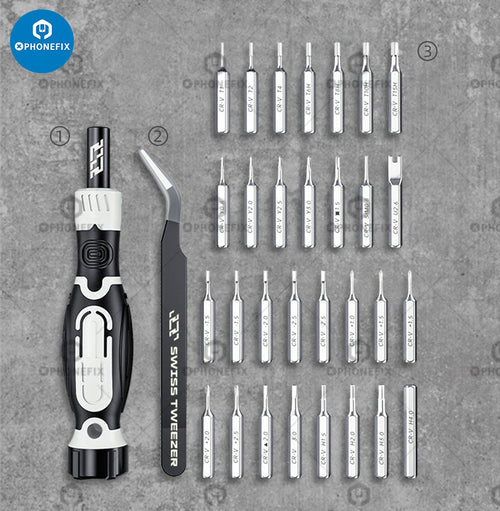 JM-8189 32 In 1 Precision Magnetic Screwdriver Set DIY Hand Tools