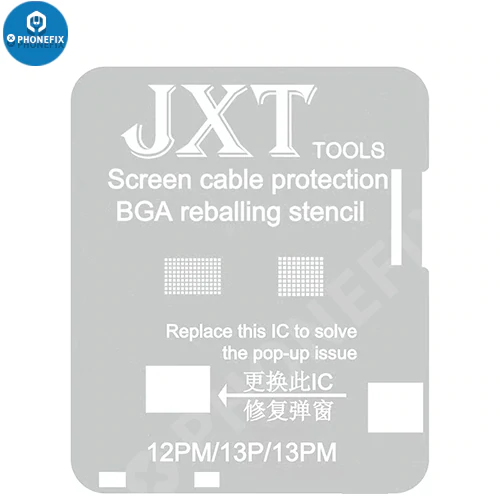 JXT Screen Cable Protection Reballing Stencil For iPhone 13 Pro Max