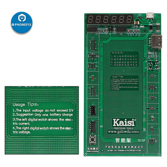 K-9208 iphone and Android Phone Battery Charging and Activation Board