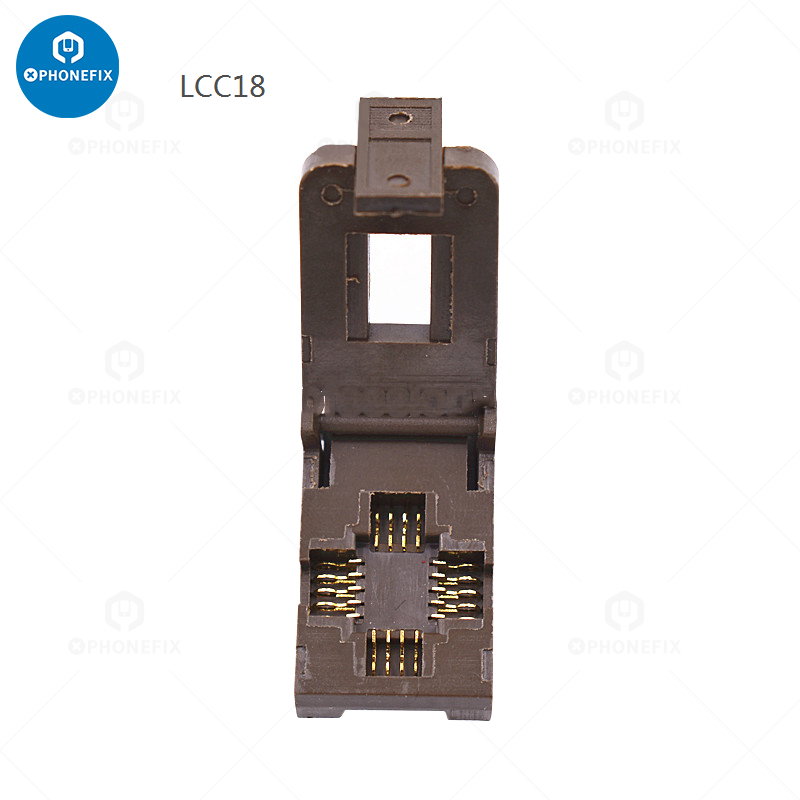 Lcc Socket LCC16 LCC18 LCC24 Burn In Socket Gold Plated Test Fixture